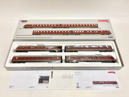 Märklin 39082 Mfx+ Digital & Sound TEE-Diesel-Triebwagen VT 08.5 Paris-Ruhr DB AC H0