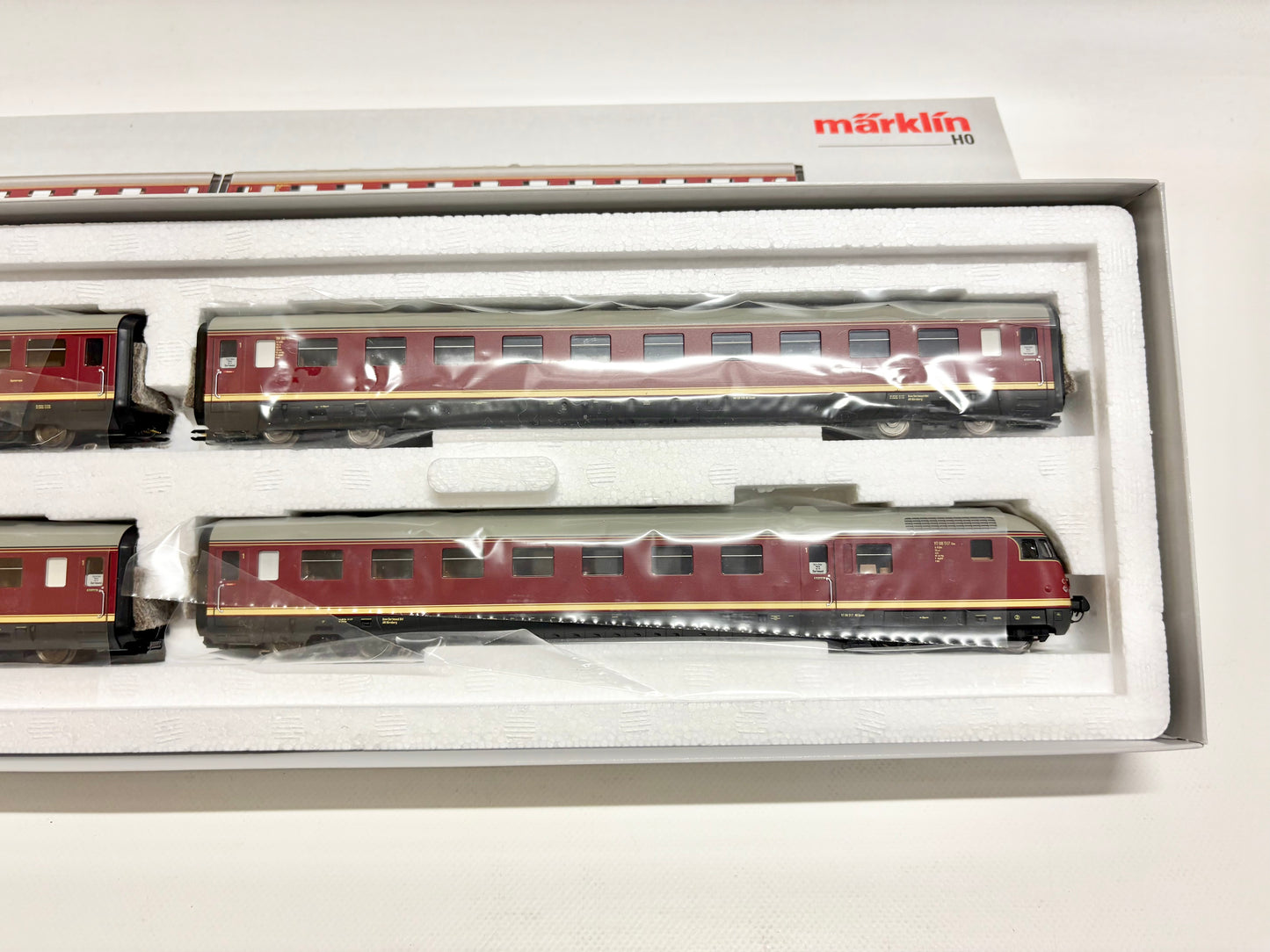 Märklin 39082 Mfx+ Digital & Sound TEE-Diesel-Triebwagen VT 08.5 Paris-Ruhr DB AC H0