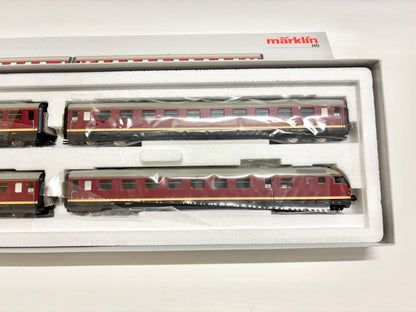 Märklin 39082 Mfx+ Digital & Sound TEE-Diesel-Triebwagen VT 08.5 Paris-Ruhr DB AC H0