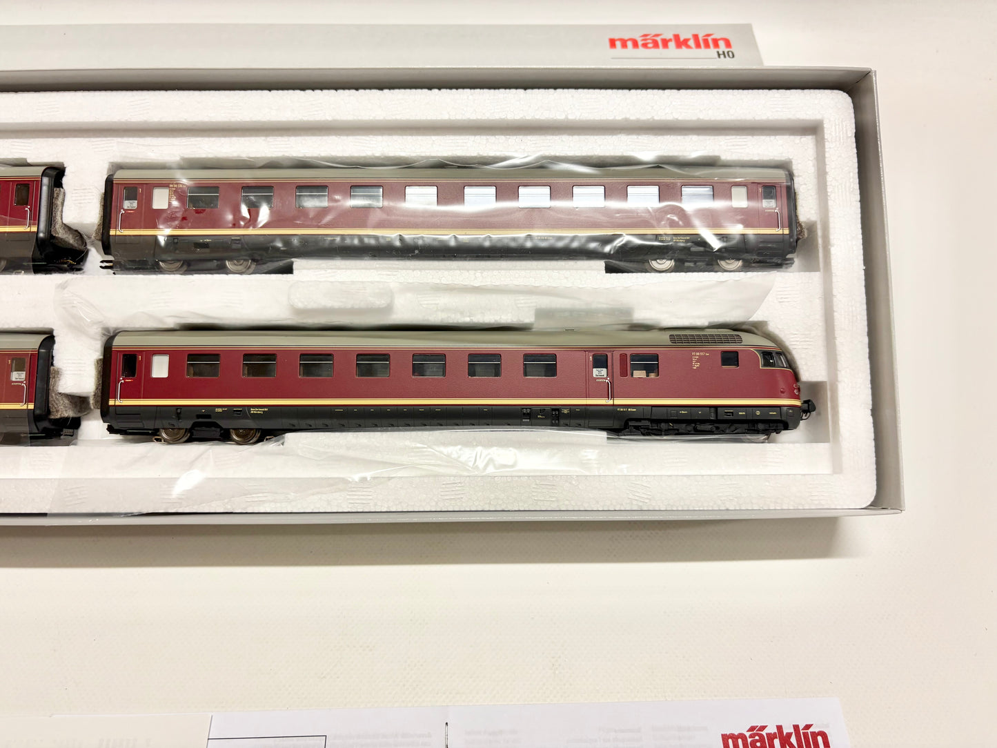 Märklin 39082 Mfx+ Digital & Sound TEE-Diesel-Triebwagen VT 08.5 Paris-Ruhr DB AC H0