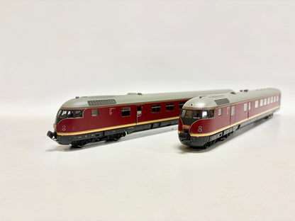 Märklin 39082 Mfx+ Digital & Sound TEE-Diesel-Triebwagen VT 08.5 Paris-Ruhr DB AC H0