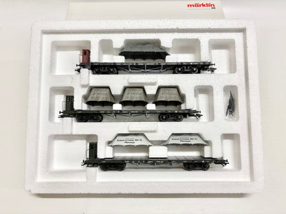 Märklin 46283 Wagen-Set Lokomotivfabriken Güterwagen K.Bay.Sts.B. AC H0