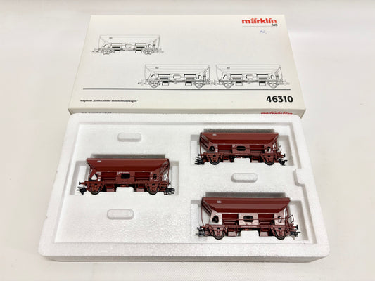 Märklin 46310 Wagen-Set Drehschieber-Seitenentladewagen DB AC H0