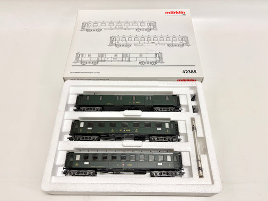 Märklin 42385 Wagen-Set Oldtimer Personenwagen um 1920 SBB AC H0