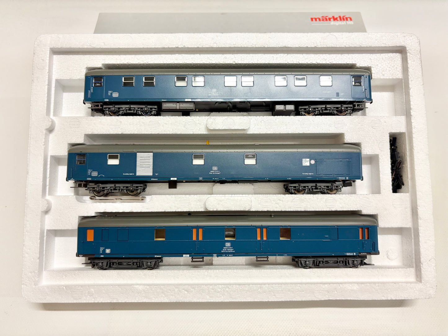 Märklin 49951 Wagen-Set Hilwswagen zum Kranzug DB AC H0
