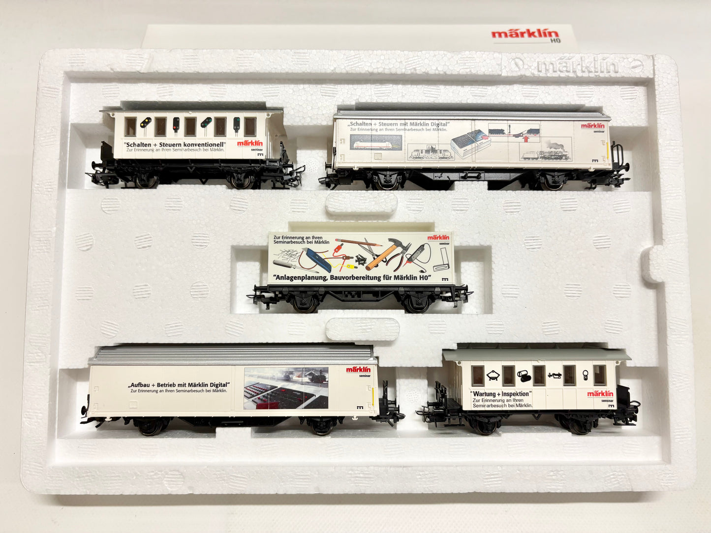 Märklin 94123 Wagen-Set Seminar Sonderwagen DB AC H0