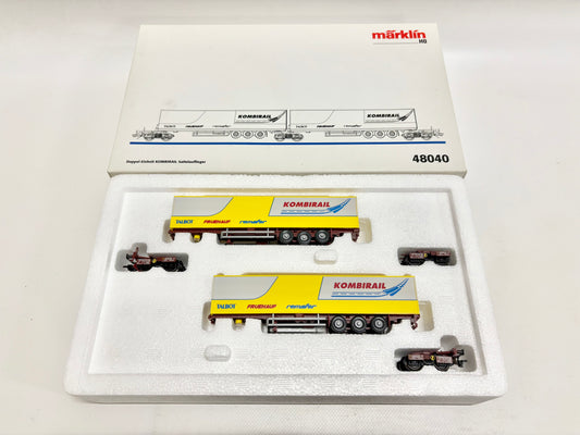 Märklin 48040 Wagen-Set Kombi-Rail Sattelauflieger DB AC H0