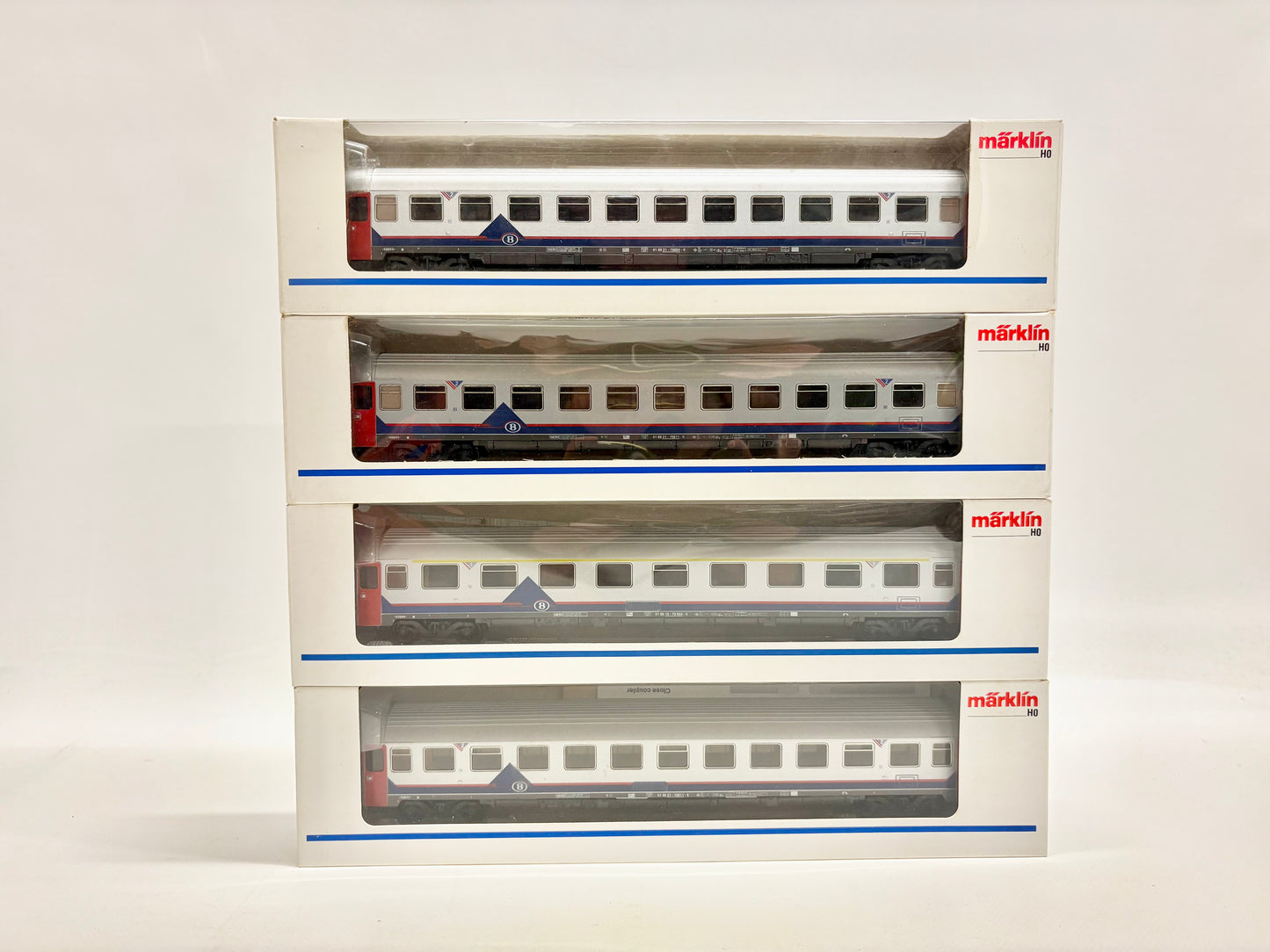 Märklin 4352 4351 Belgische Personenwagen SNCB AC H0