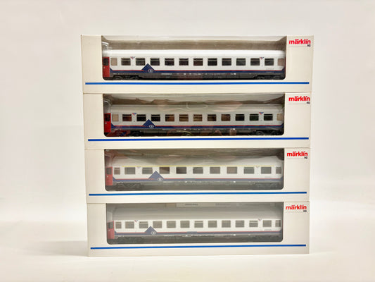 Märklin 4352 4351 Belgische Personenwagen SNCB AC H0
