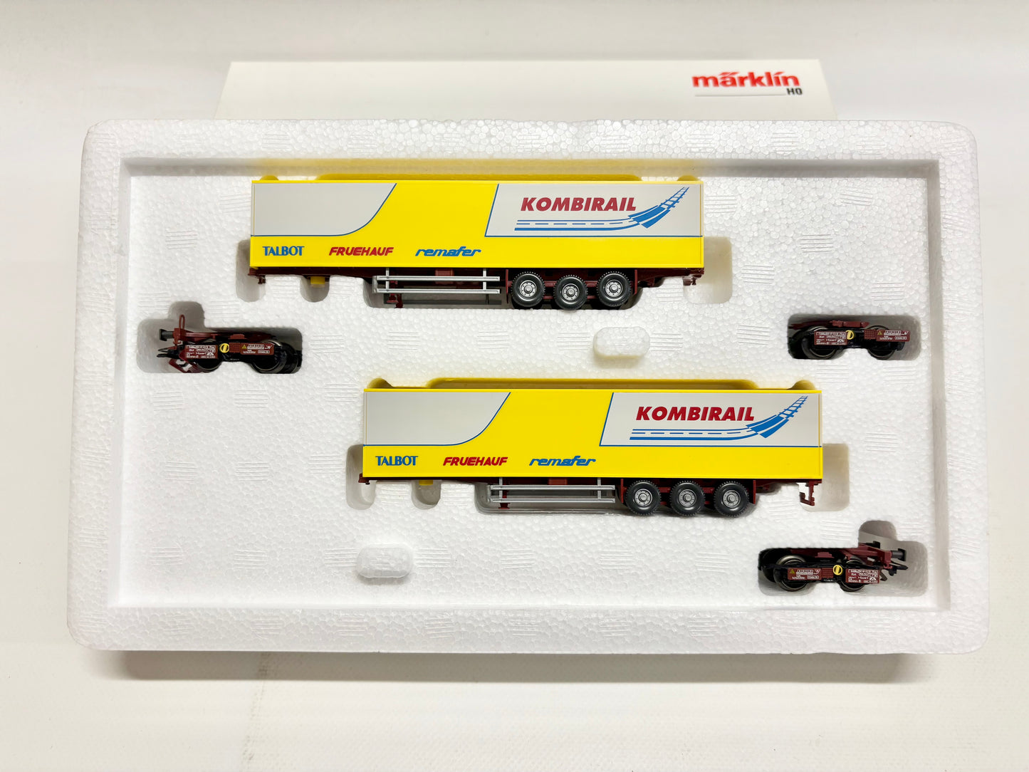 Märklin 48040 Wagen-Set Kombi-Rail Sattelauflieger DB AC H0