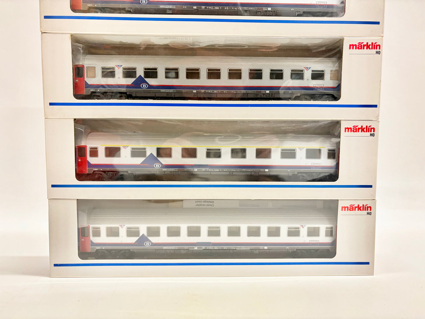 Märklin 4352 4351 Belgische Personenwagen SNCB AC H0