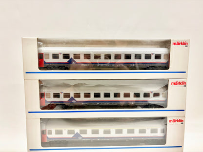 Märklin 4352 4351 Belgische Personenwagen SNCB AC H0