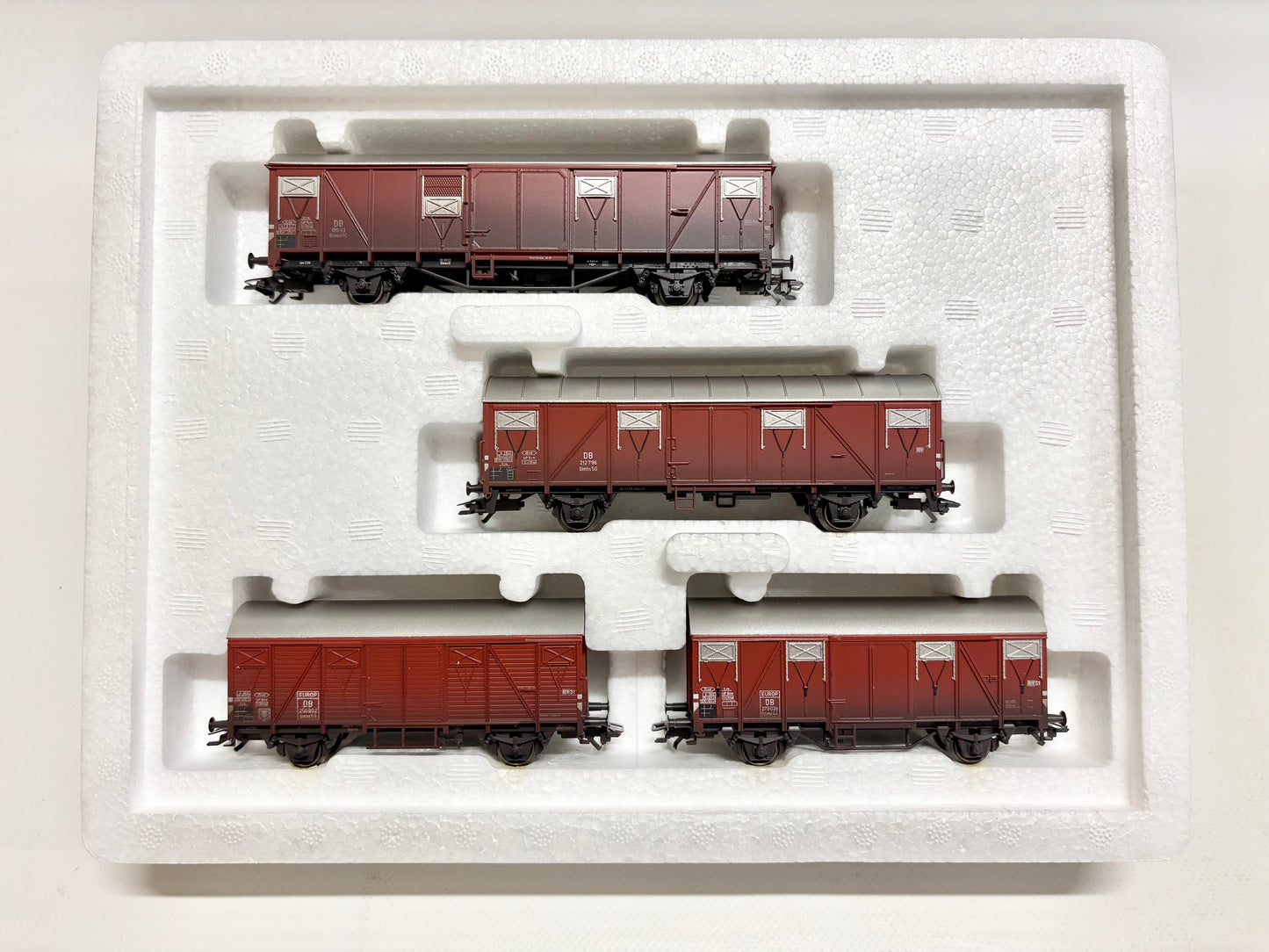 Märklin 46273 Wagen-Set Gedeckte Güterwagen DB AC H0