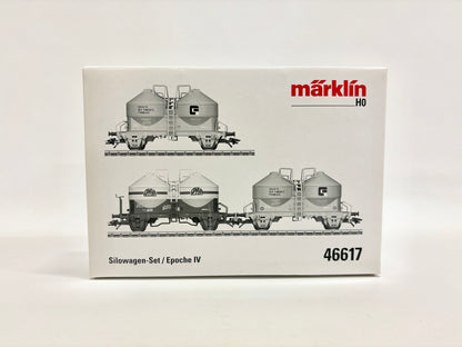Märklin 46617 Wagen-Set Silowagen Güterwagen Epoche IV DB AC H0