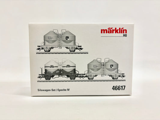 Märklin 46617 Wagen-Set Silowagen Güterwagen Epoche IV DB AC H0