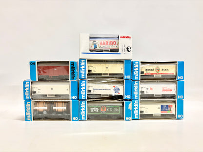 Märklin 10x Güterwagen Kühlwagen DB AC H0