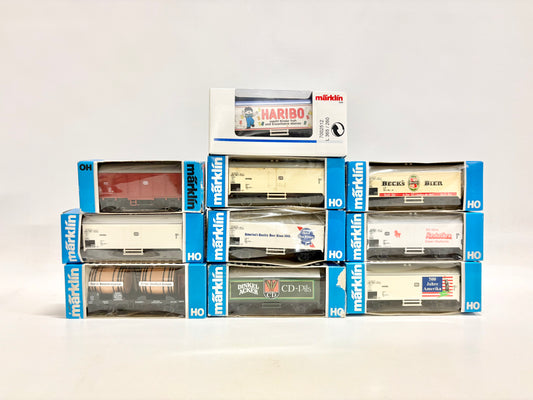 Märklin 10x Güterwagen Kühlwagen DB AC H0