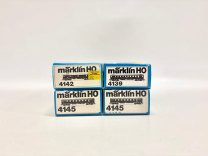 Märklin 4142 4139 4145 Schnellzugwagen Personenwagen DB AC H0