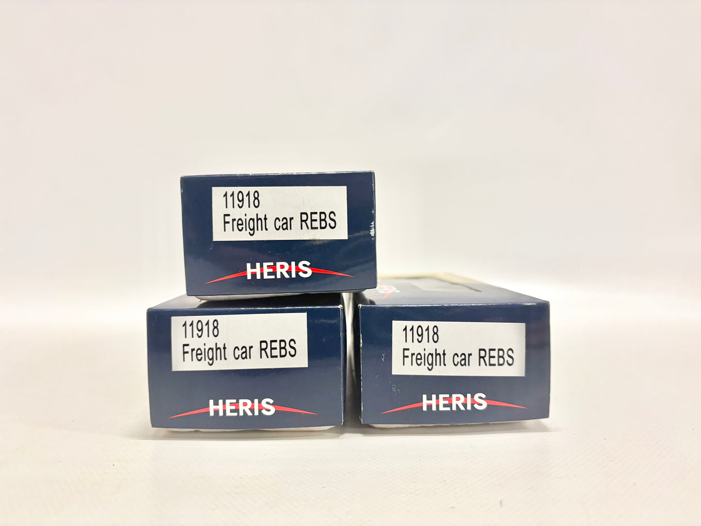 Heris 11918 3x Güterwagen REBS DB AC H0
