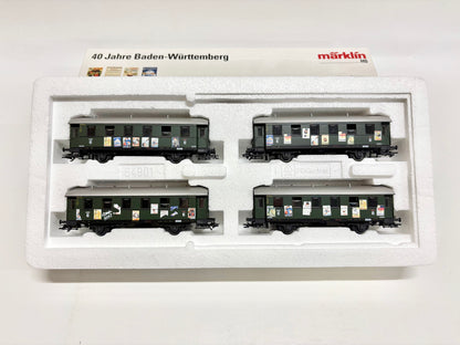 Märklin 4392 Wagen-Set Personenwagen "40 Jahre Baden-Württemberg" DB AC H0