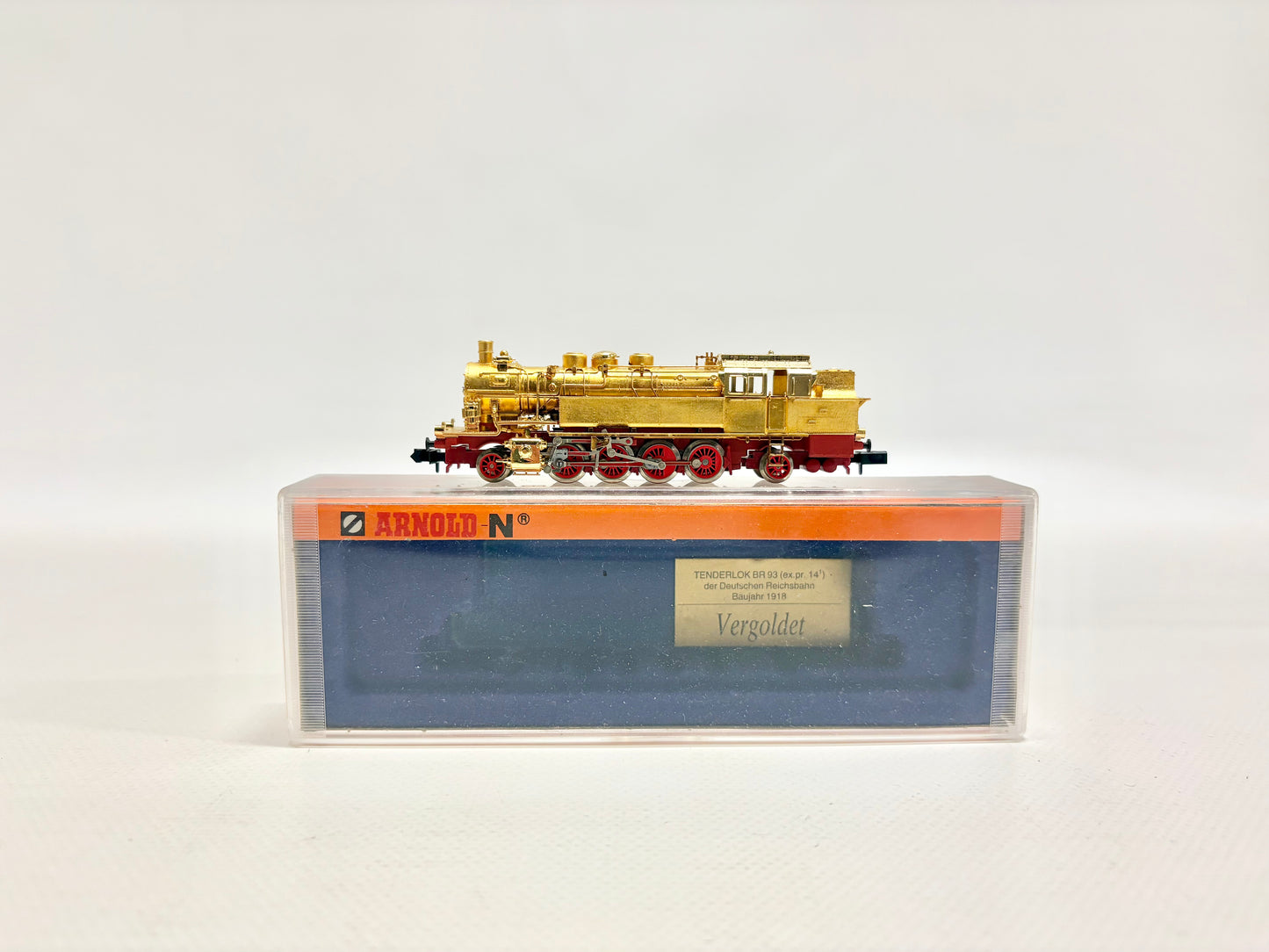Arnold 2713 Dampflok Br 93 Vergoldet Standmodell DR Spur N