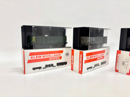 Klein Modellbahn Sose10/95 Wagen-Set Europ 95 offene Güterwagen H0