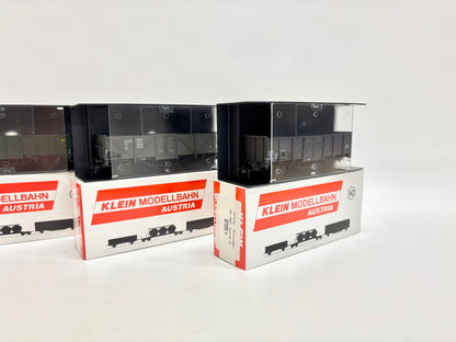 Klein Modellbahn Sose10/95 Wagen-Set Europ 95 offene Güterwagen H0