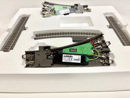 Märklin 24802 C-Gleis Ergänzungspackung mit Digital-Weichenantrieben AC H0