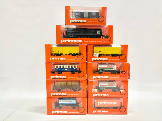Primex 10x Güterwagen AC H0