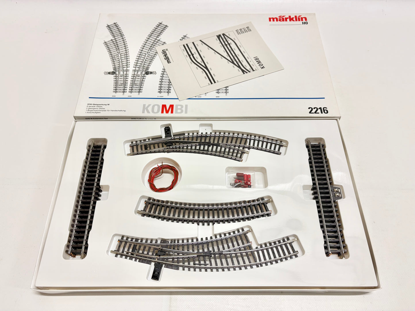Märklin 2216 Gleispackung K-Gleis AC H0