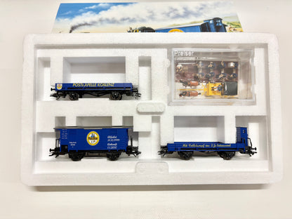 Märklin 45012 Wagen-Set Postkutsche Postkapelle Koblenz AC H0