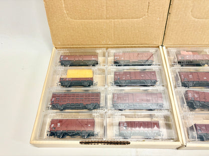 Roco H0-Sortiment 1 + 2 Wagen-Sets Güterwagen DB H0