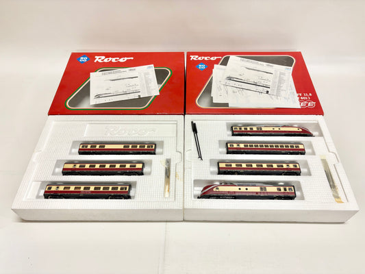 Roco 04183A & 14070A Dieseltriebwagen VT 11.5 TEE DB DC H0