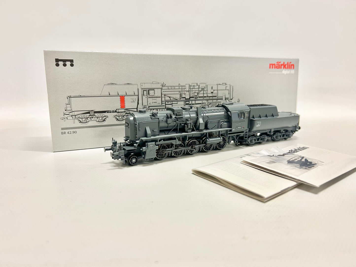 Märklin 39160 Digital Dampflok Br 42.90 Franco Crosti DB AC H0