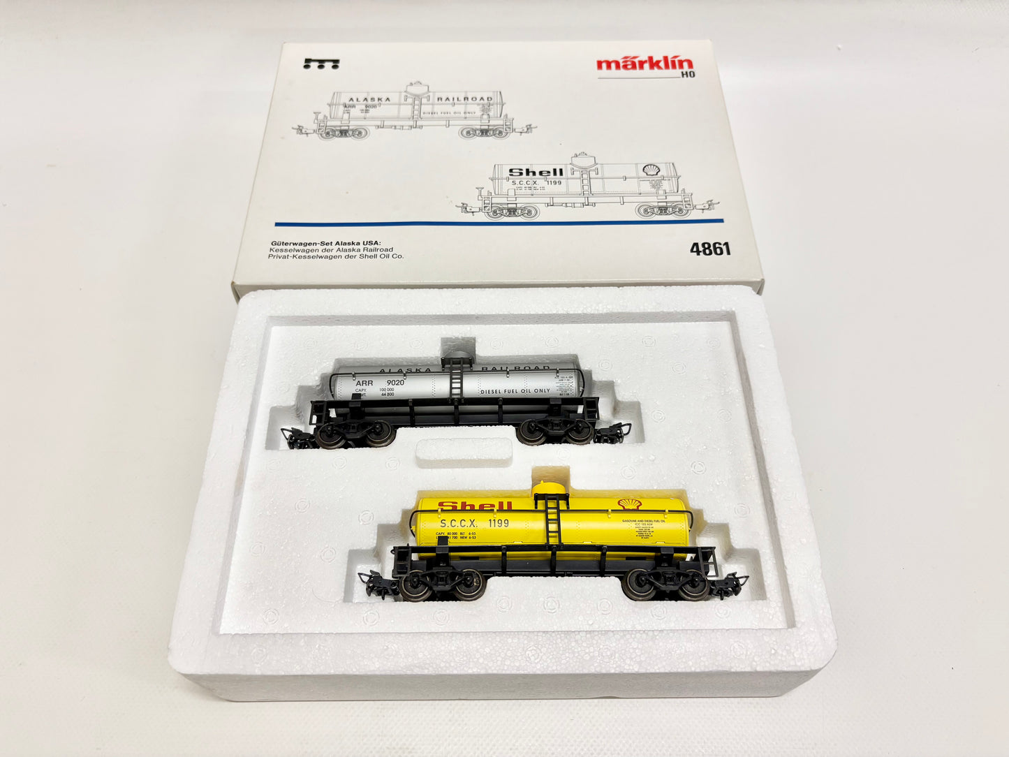 Märklin 4861 Wagen-Set Kesselwagen "Alaska" USA H0