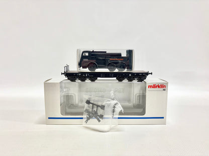 Märklin 4866 Schwerlastwagen mit Kaelble LKW DR AC H0