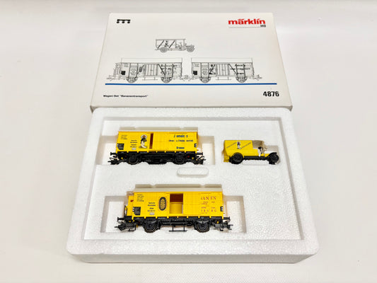 Märklin 4876 Wagen-Set "Bananentransport" Güterwagen DRG AC H0