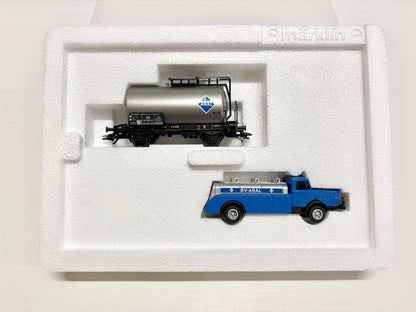 Märklin 47903 Wagen-Set "Brennstoff" Kesselwagen mit LKW DB AC H0