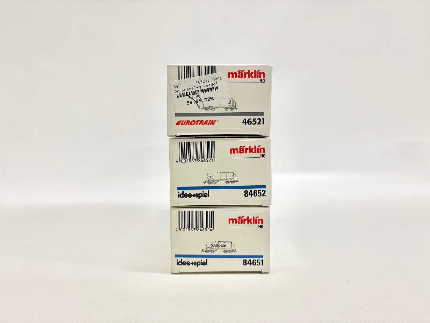 Märklin 46521 84652 84651 Kesselwagen DB AC H0