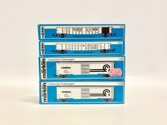 Märklin 4776 4774 4575 USA Güterwagen Konvolut AC H0
