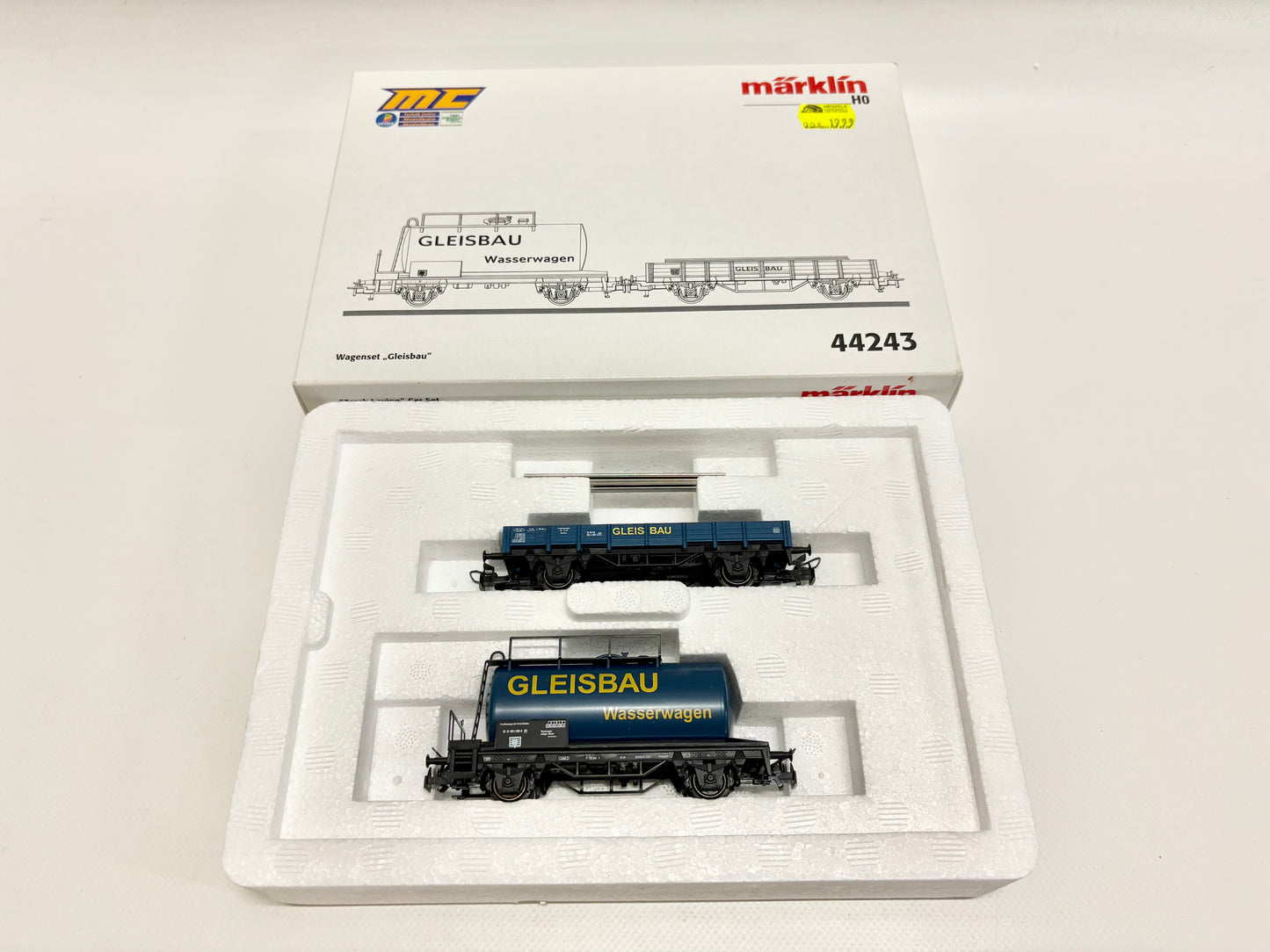 Märklin 44243 Wagen-Set Gleisbau Güterwagen DB AC H0