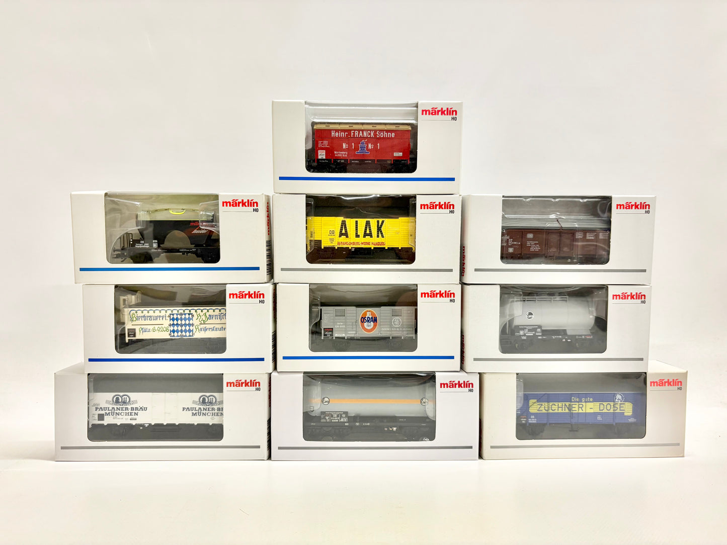 Märklin 10x Insider-Wagen Güterwagen-Konvolut AC H0