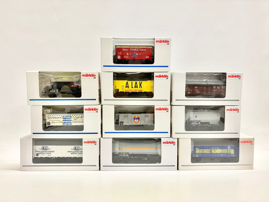 Märklin 10x Insider-Wagen Güterwagen-Konvolut AC H0