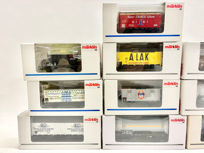 Märklin 10x Insider-Wagen Güterwagen-Konvolut AC H0