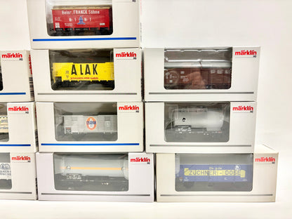 Märklin 10x Insider-Wagen Güterwagen-Konvolut AC H0
