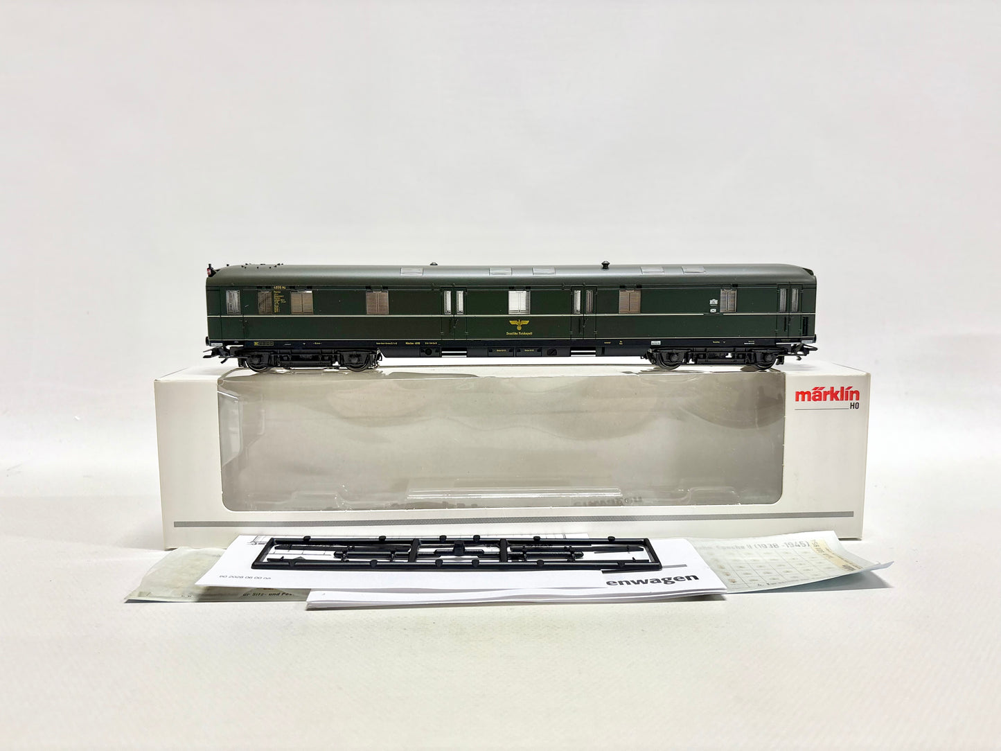 Märklin 43266 Schürzenwagen Postwagen DR AC H0