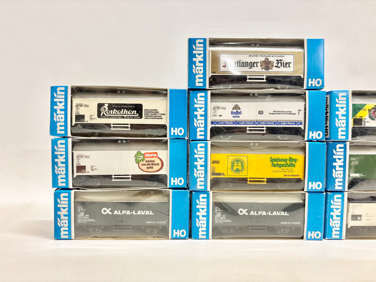 Märklin 10x Güterwagen Werbewagen Konvolut DB AC H0
