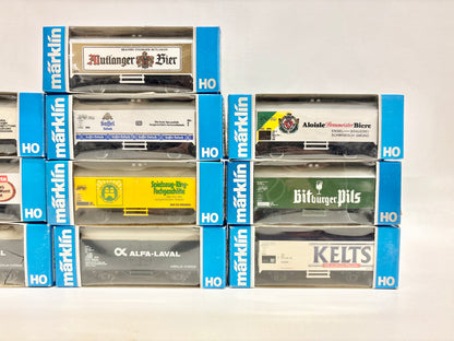 Märklin 10x Güterwagen Werbewagen Konvolut DB AC H0