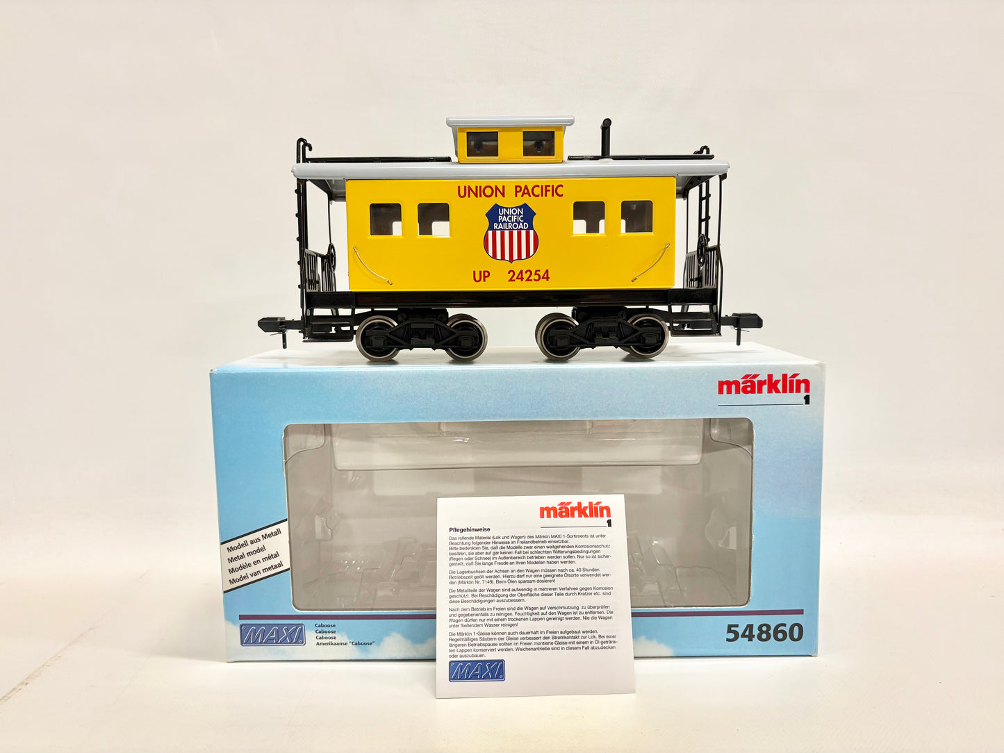 Märklin Maxi 54860 Güterzugbegleitwagen Union Pacific UP 24254 USA Spur 1