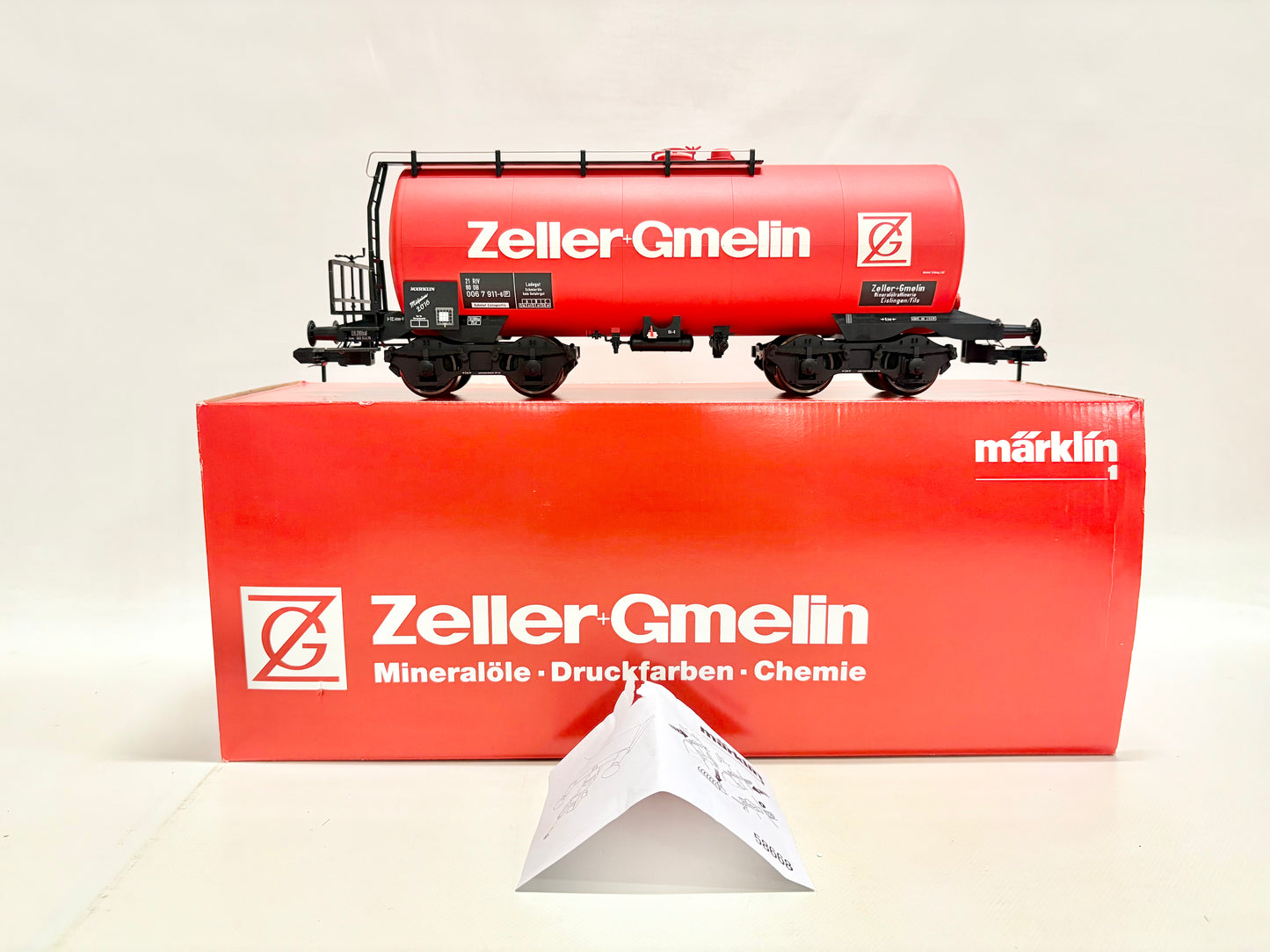 Märklin 58668 Museumswagen 2016 Kesselwagen Zeller-Gmelin Spur 1